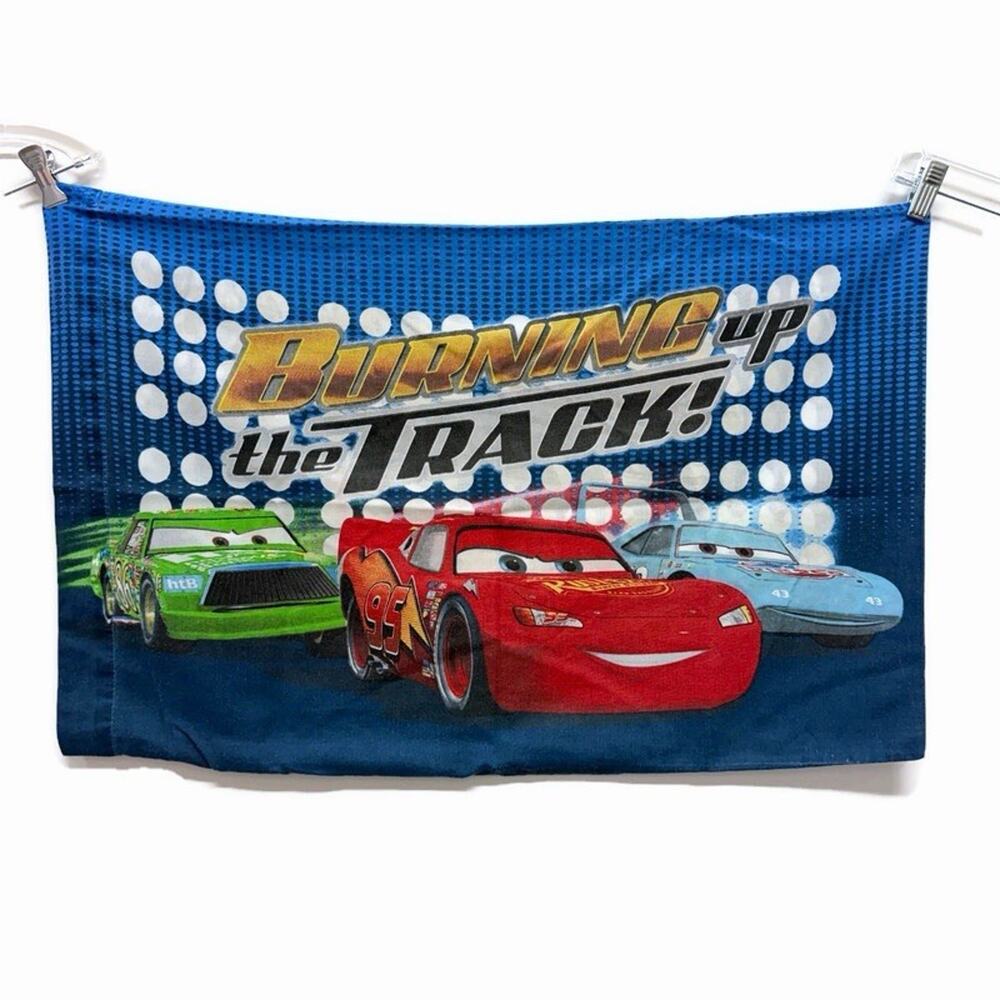 Disney Pixar CARS Lightning Chick Hicks The King 29 x 19 Pillowcase Cotton Blend
